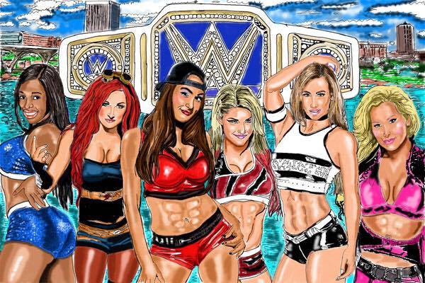 WWE Divas Smackdown Championship WWe Backlash