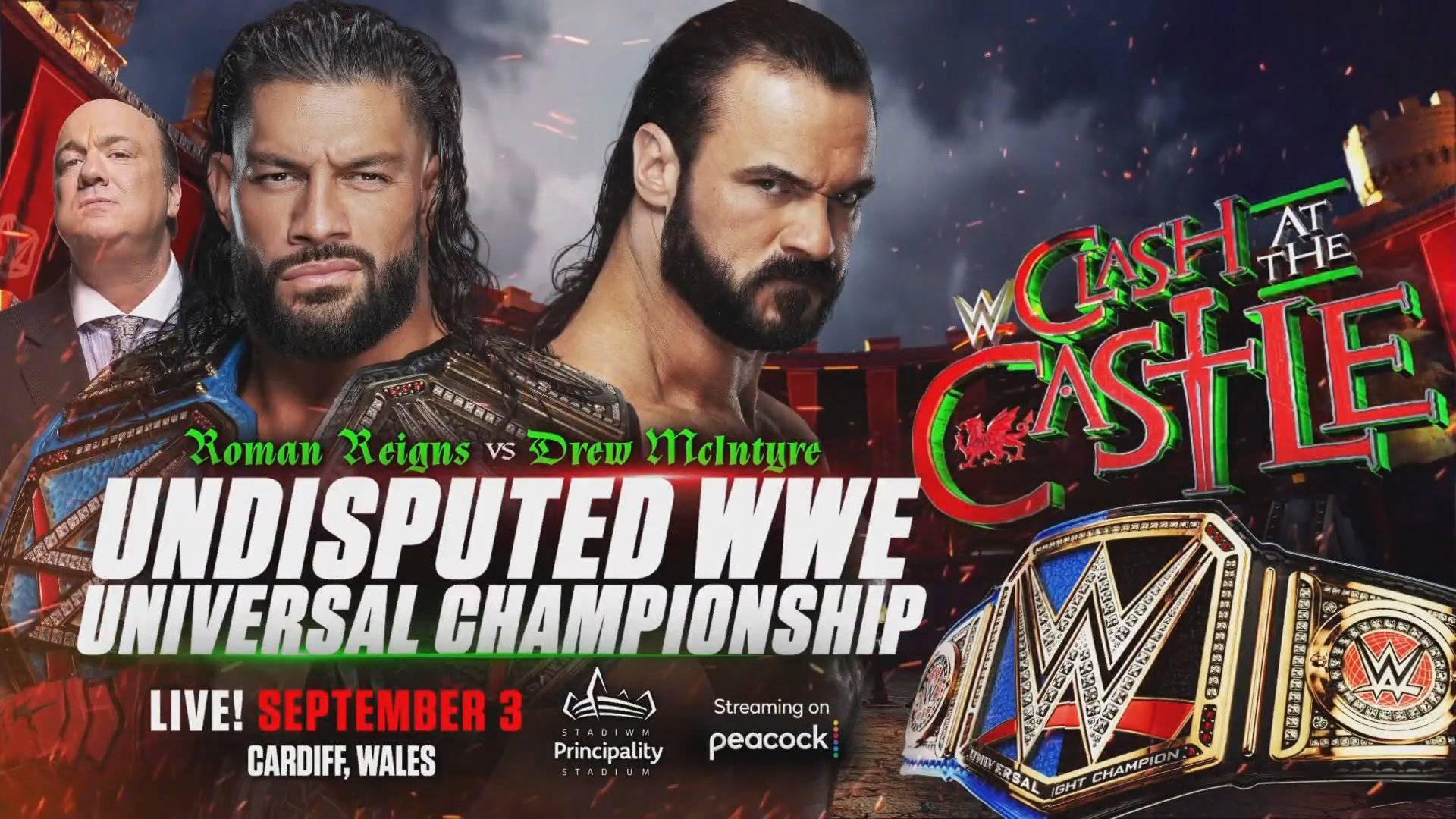 WWE Clash At The Castle Flyer